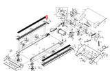 NordicTrack Treadmill Left Front Eandcap 157614- 1012723 - fitnesspartsrepair