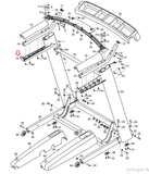 Nordictrack Treadmill Left Handrail Bottom Cover 385215 - hydrafitnessparts