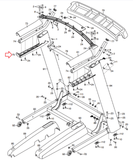 NordicTrack Treadmill Left Handrail Bottom Cover 385215 - hydrafitnessparts