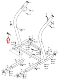 NordicTrack Treadmill Lock Pin Receiver Assembly 247309 - fitnesspartsrepair