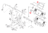 Nordictrack Vision FitnessTreadmill Display Console Panel 214849 - fitnesspartsrepair