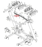 NordicTrack Weslo Treadmill Left Upright 375046 - fitnesspartsrepair