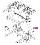 NordicTrack Weslo Treadmill Right Upright 375049 - fitnesspartsrepair