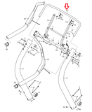 Nordictrack X11i X7i X9i Treadmill Console / Cross Bar 073175 - fitnesspartsrepair