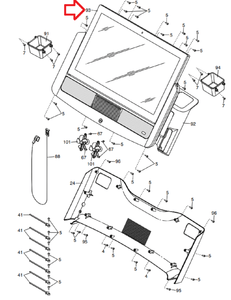 NordicTrack X32i Treadmill Display Console Assembly 425809