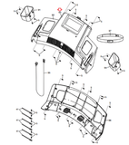 Nordictrack X9i Treadmill Display Console Panel MFR-ETS199913 366424 - hydrafitnessparts