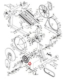 Noridctrack ProForm Elliptical Release Button Rear Base 250606-c - fitnesspartsrepair