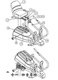 Nu-Step Nustep TRS-3000 TRS3000 Parts Machine - Pick your Part from the Diagrams - fitnesspartsrepair