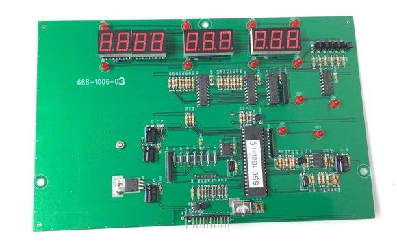 Octane Elliptical 3 Window Simple Console Electronic Circuit Board 105010-001 - hydrafitnessparts