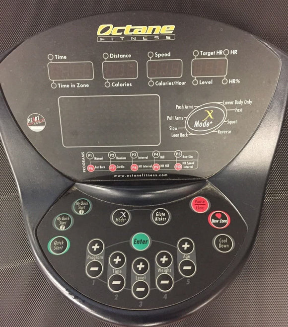 Octane Fitness Display Panel Deluxe Console W Heart Logic Q35 CE Q35ce Pre2006 - fitnesspartsrepair