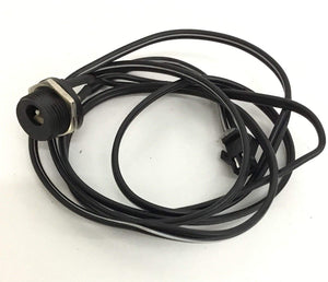 Octane Fitness Input Jack Power Inlet Wire Harness 100836-001 Works Q35 Elliptical 2006 Black - fitnesspartsrepair
