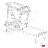 Octane Fitness Q35 Elliptical 2006 Black Leveling Foot Leveler 900015-001 - fitnesspartsrepair