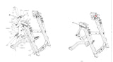 Octane Fitness ZR7 Base Elliptical Lower Leg Code Wheel Plate 107852-001 - hydrafitnessparts