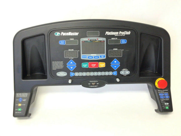 Pacemaster Platinum Pro Club Treadmill Display Console Panel DPCPCB or DPCPNL - fitnesspartsrepair