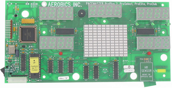 Pacemaster Pro Select Upper Electronics / Console Circuit Board - fitnesspartsrepair
