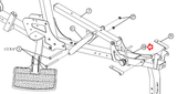 Parabody GS6 - GS6-103 GS6-104 Home Gym Pewter Base ACU04-1528 - hydrafitnessparts