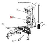 Parabody Life Fitness CM Fit 1.0 G5 Strength System Long Handle LEA7745701 - hydrafitnessparts