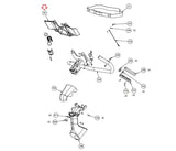 Precor 447-EFX4X7-18 Elliptical Right Plastic Device Holder PPP000000302998101 - hydrafitnessparts