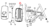 Precor 5.17 5.17i EFX5.17 EFX5.17I Elliptical Rear Incline Cover 38778-101 - hydrafitnessparts