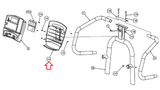 Precor 5.17 846 C846 EFX5.17 Elliptical Display Console Back Cover 38361-102 - hydrafitnessparts