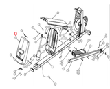 Precor 5.17i EFX5.17i EFX5.17I Elliptical Front Lift Cover 38779-102 - fitnesspartsrepair