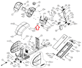 Precor 5.21 EFX 5.23-10 -11 5.25-10 -11 Elliptical Hand Cap PPP000000RX2SG1000 - hydrafitnessparts