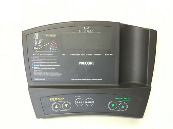 Precor 5.21s - 5.21 s Elliptical Display Console Assembly PPP000000038362101 - fitnesspartsrepair