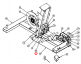 Precor 764 C762 C764 C764I Climber Stepper Step Screw 1/4"-20x2.0" HCCN025-200 - hydrafitnessparts