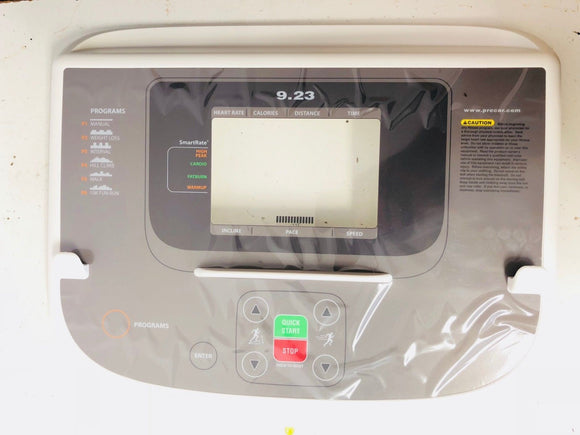 Precor 9.2x - 9.23 HHHR Residential Treadmill Display Console Membrane 59122-101 - fitnesspartsrepair