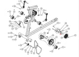 Precor AMT-12 885 833 835 Elliptical Cast L Bracket AMT12-CLB - hydrafitnessparts