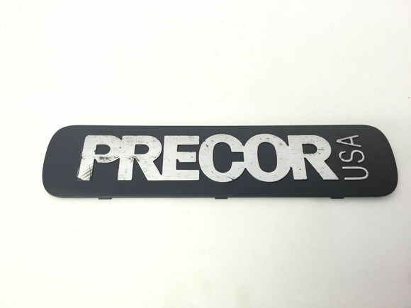 Precor AMT Elliptical Stair Arm Logo Plate PPP000000039920102 - fitnesspartsrepair