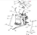 Precor AMT12 833 835 885 C100i Elliptical Cable Assembly MFR-1549 49441-012 - hydrafitnessparts