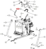 Precor AMT12 835 (AJTE) Elliptical Bottom Heart Rate Grip PPP000000301017104 - fitnesspartsrepair