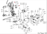 Precor AMT12 885 835 833 Elliptical Upper and Lower Clamp Set PPP000000301153101 - hydrafitnessparts