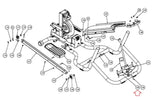 Precor C532 EFX532 EFX5.21 Elliptical Weldment Incline Bracket 38295-205 - hydrafitnessparts