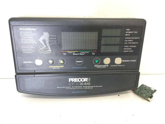 Precor C546 EFX 546 Elliptical Display Console Panel - fitnesspartsrepair