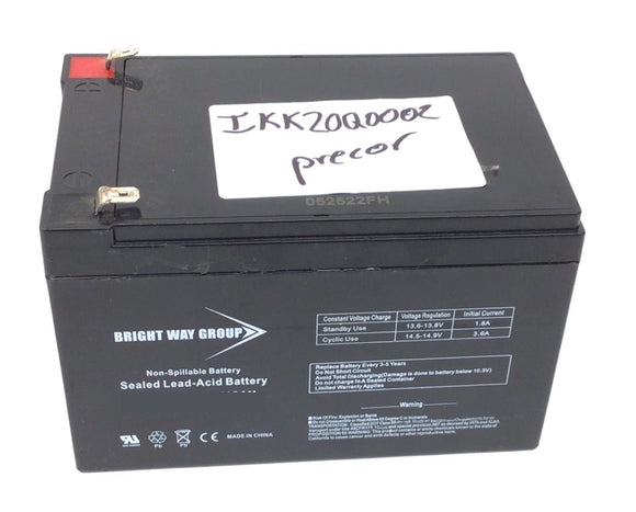 Precor C546i EFX 546 Elliptical Lead Acid Battery PPP000000045970101 - hydrafitnessparts