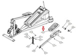 Precor C546i EFX 823 EFX 825 Elliptical Pedal Tape Kit PPP000000057055103 - fitnesspartsrepair
