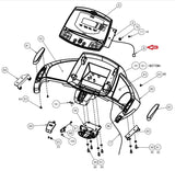 Precor C932i M9.3x C956i 9.3x Treadmill Data Cable Wire Harness 12" 44905-012 - fitnesspartsrepair