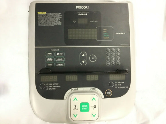 Precor C954i AB37 Treadmill Display Console Panel 48779101 48947153 - fitnesspartsrepair