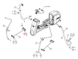 Precor EFX 427 447-EFX 5.35 5.37 Elliptical Link Arm Back Bottom Cover 34211-102 - hydrafitnessparts