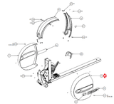 Precor EFX 5.17i 5.19 5.21i 5.23 5.31 5.33 Elliptical Right Cover 43606-117 - hydrafitnessparts