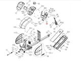 Precor EFX 5.25 5.23 Elliptical Console Mast Assembly PPP000000RX31MX000 - hydrafitnessparts