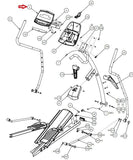 Precor EFX 534i Elliptical Display Console Panel 45392-105 48130-104A - fitnesspartsrepair