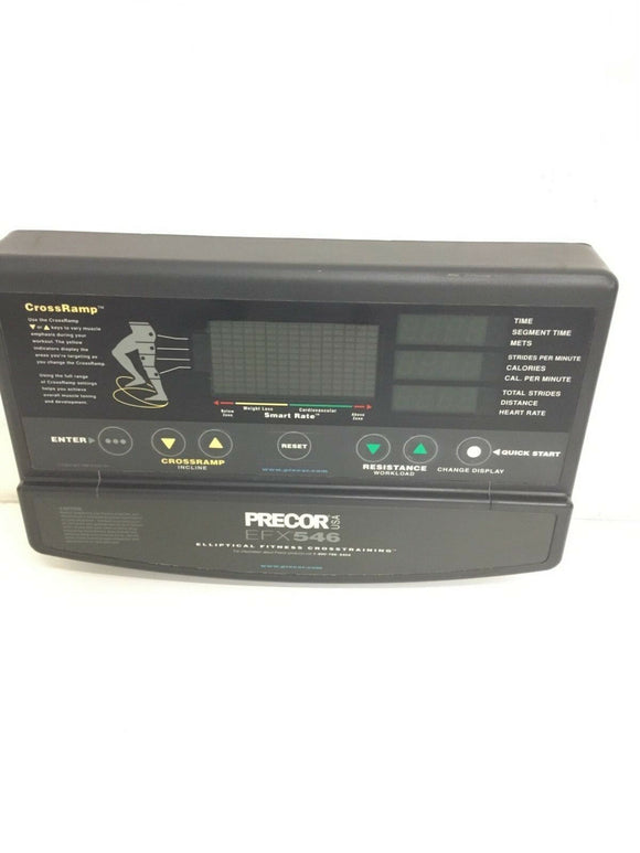 Precor EFX 546 Elliptical Display Console Assembly 38211-101 38676-105 38912-203 - fitnesspartsrepair