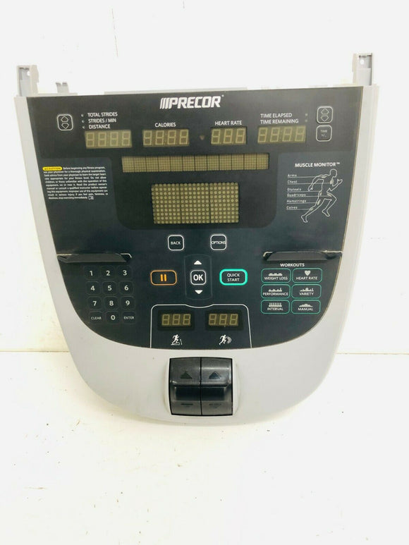 Precor EFX 823 EFX 825 Elliptical Display Console Assembly PPP000000302776150 - fitnesspartsrepair