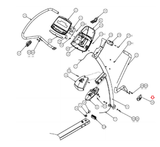 Precor EFX C524i AXFG Elliptical Arm Back Joint Cap Bracket EFXC524iLTC-ABJCBPE - hydrafitnessparts