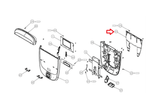 Precor Elliptical Display Service Plastic Cover 300278 PPP000000300278103 - fitnesspartsrepair