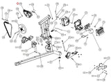 Precor Elliptical Hydraulic Brake Input Assembly PPP000000301325101 - hydrafitnessparts