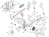 Precor Elliptical Pedal Crank Arm Assembly PPP000000RX30V6000 - hydrafitnessparts